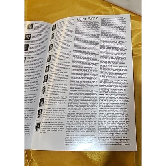 Oprah Winfrey Presents- The Color Purple. A New Musical- 12x9” Program - Picture 8 of 10